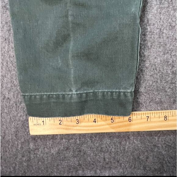 Vintage Russ Sport Company Green Pleated Cotton Pants Women’s High Rise 100% cot - Picture 5 of 8